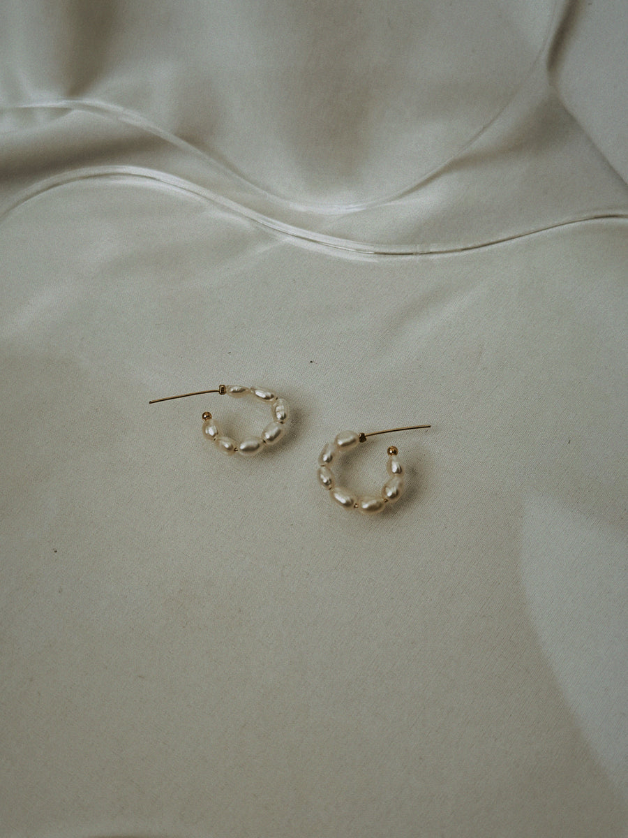 Pearl Mini Hoop ✨MAJOR SALE Stella Haas