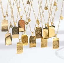 Load image into Gallery viewer, Zodiac Card Necklace