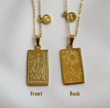Load image into Gallery viewer, Zodiac Card Necklace