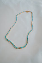 Load image into Gallery viewer, Turquoise Tennis Necklace
