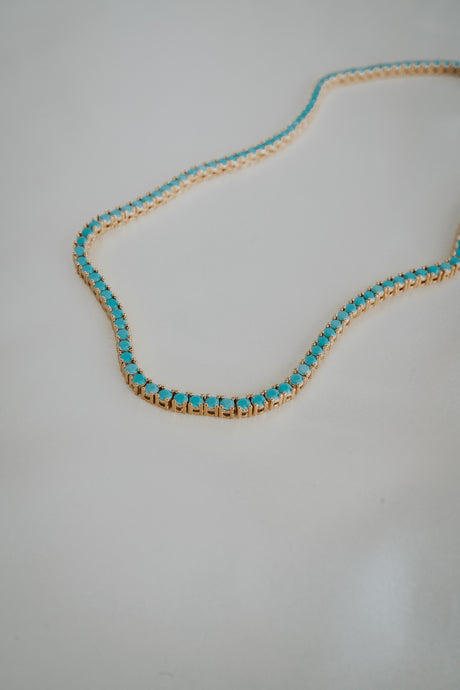 Turquoise Tennis Necklace *Pre Sale