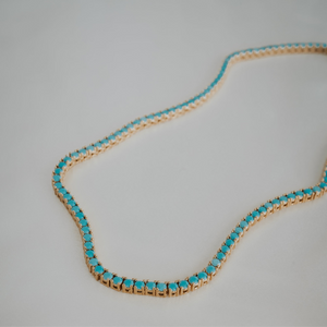Turquoise Tennis Necklace *PRE SALE