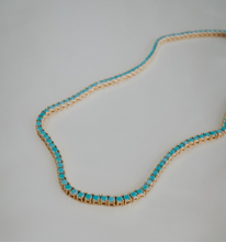 Load image into Gallery viewer, Turquoise Tennis Necklace *PRE SALE