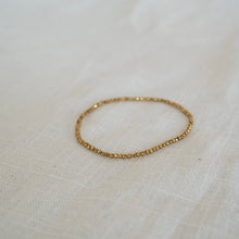 Load image into Gallery viewer, The Mya Stretchy Gold Beaded Bracelet