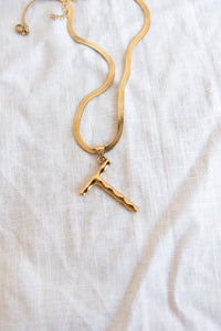 Oversized Initial Pendant Pre Sale