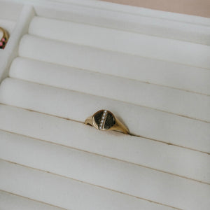 Pearl Signet Ring