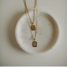 Load image into Gallery viewer, Signature Initial Rectangle Necklace