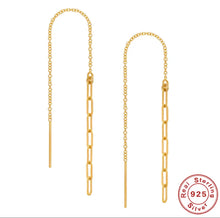 Load image into Gallery viewer, Chain link Threader Earrings