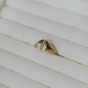 Pearl Signet Ring