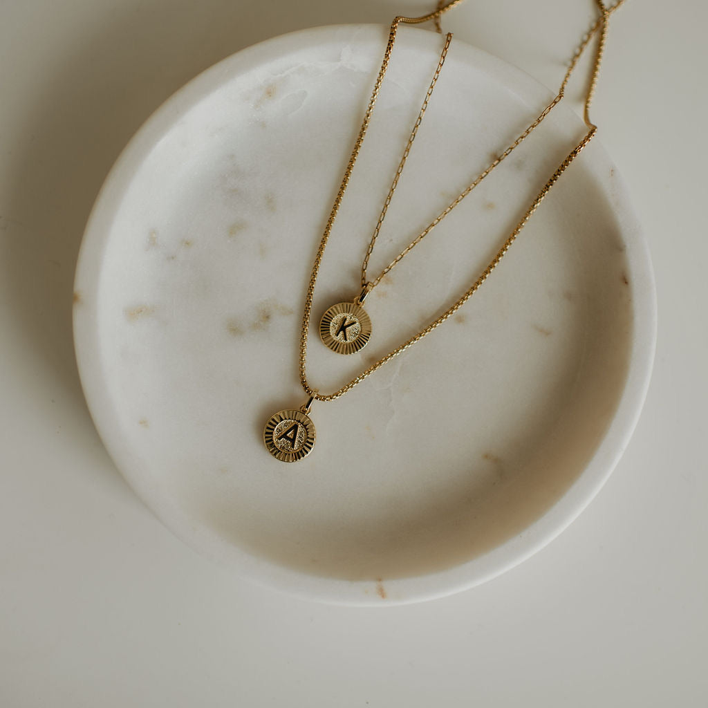 Circle Initial Pendant only⨠MAJOR SALE Stella Haas