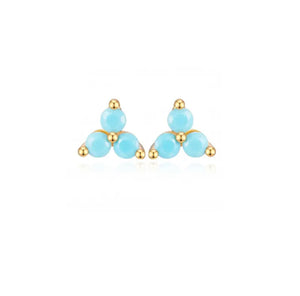 Set of 4 Turquoise ear Candy